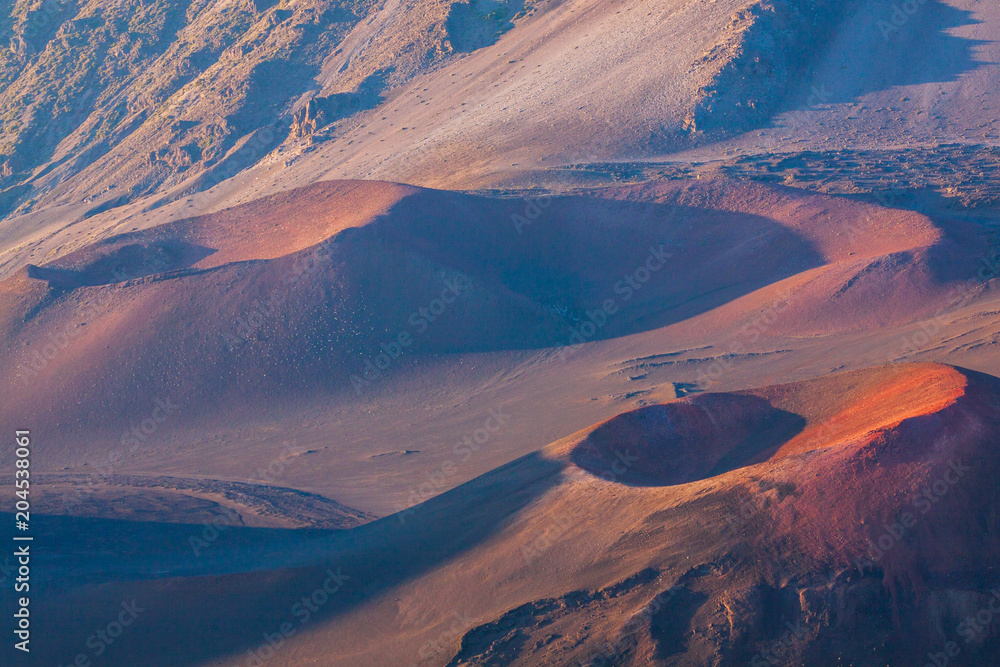 Scenic Haleakala Volcano Crater on the Island of Maui