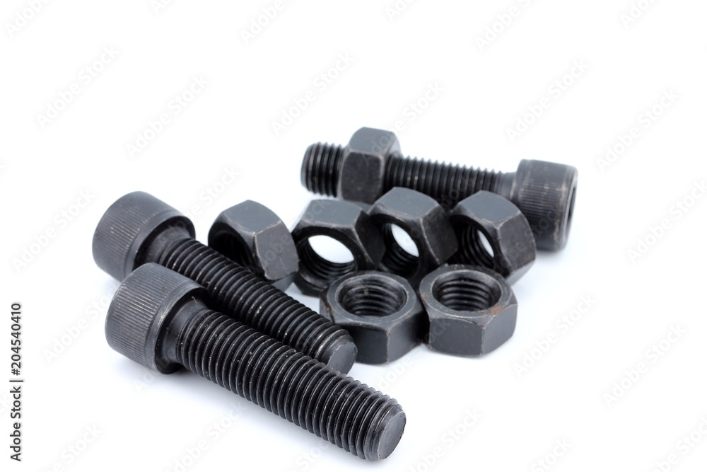 Steel bolt and nut Steel bolt and nut