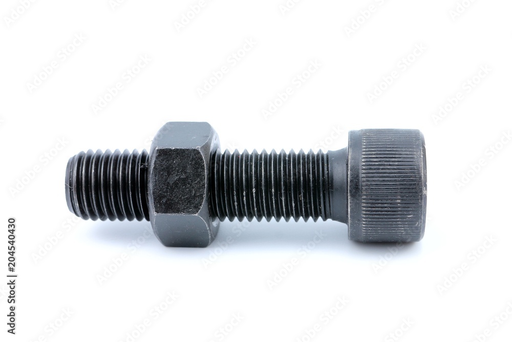 Steel bolt and nut Steel bolt and nut