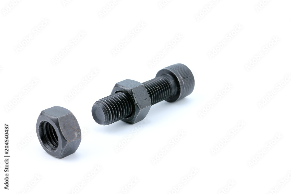Steel bolt and nut Steel bolt and nut