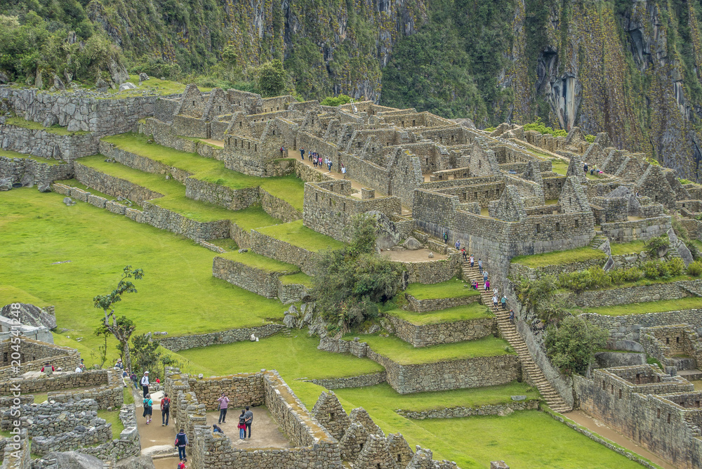 The road to Machu Picchu and beautiful landscapes The road to Machu Picchu and beautiful landscapes