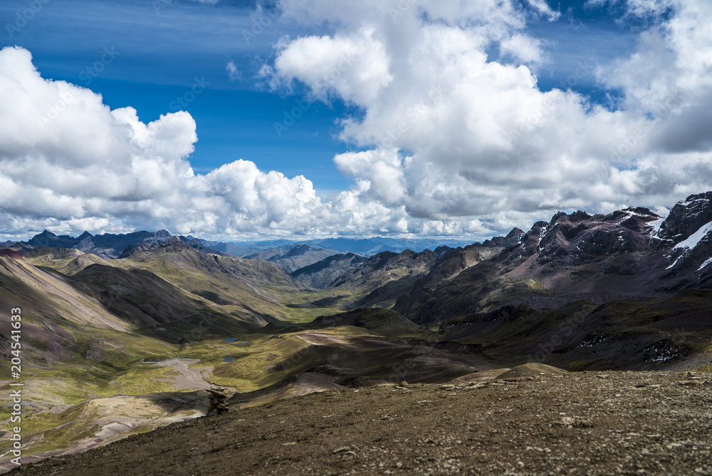Rainbow Mountain Hike with Horses and amazing landscapes Rainbow Mountain Hike with Horses and amazing landscapes