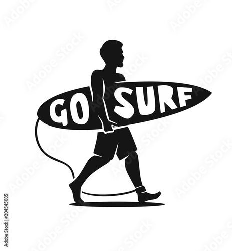 man surfer vector