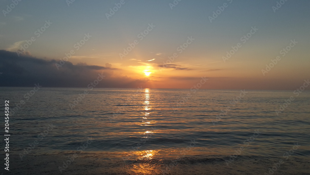 Fototapeta premium tramonto mare