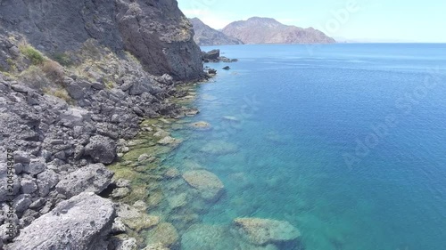 Aerial shots from La Paz bay, Baja California Sur, Mexico.
