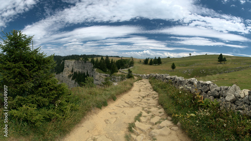Stonewalled: Path by the Creux du Van