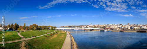 Panorama of Belgrade  Serbia