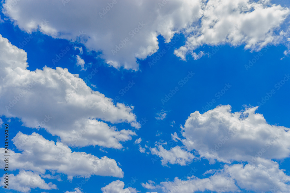 Fototapeta premium blue sky with clouds. background