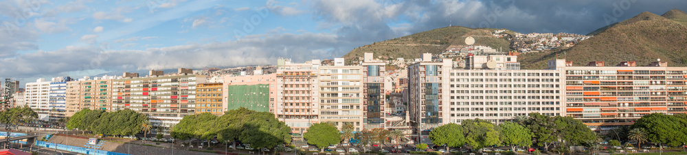 Spanien Kanaren Teneriffa Santa Cruz Panorama Spanien Kanaren Teneriffa Santa Cruz Panorama