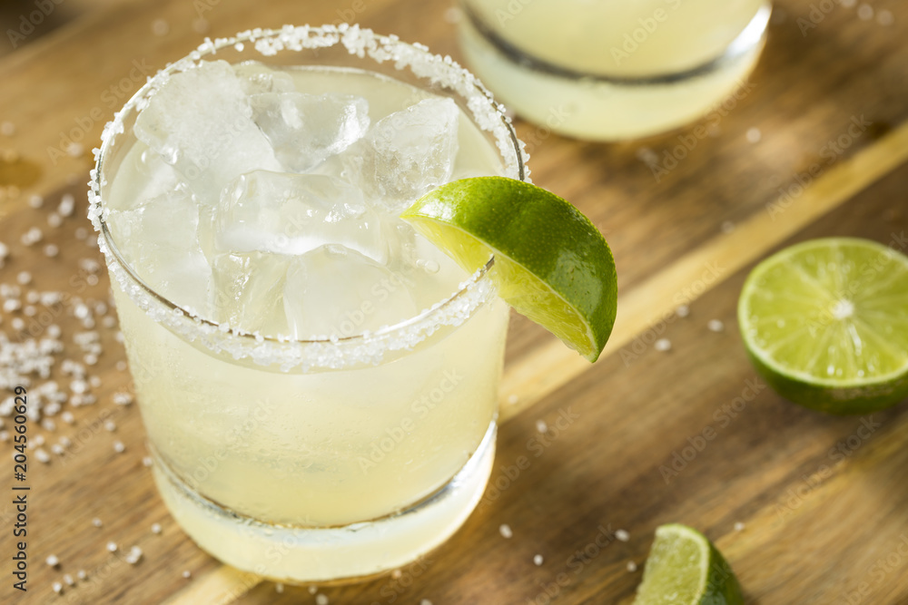 Alcoholic Lime Margarita with Tequila Alcoholic Lime Margarita with Tequila