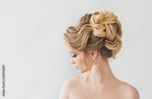 Beautiful young woman with ...
