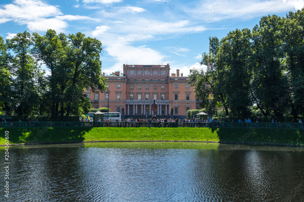 Mikhailovsky castle in Saint-Petersburg