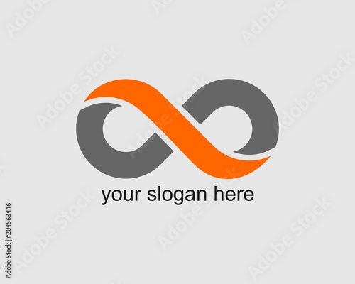 infinity logo vector photo