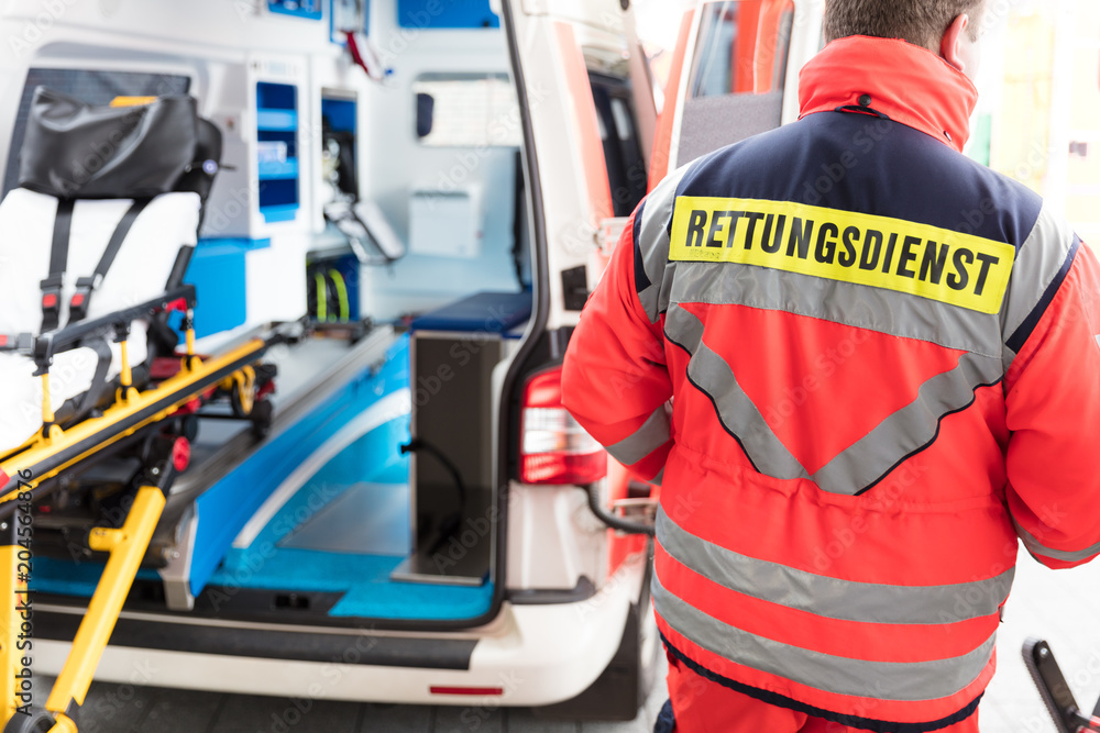 Fototapeta premium Symbolbild Rettungsdienst