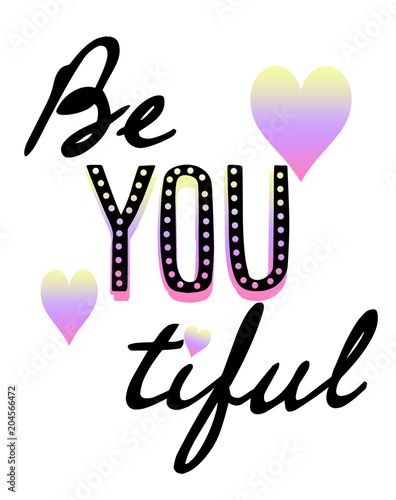 slogan graphic with colourful heart