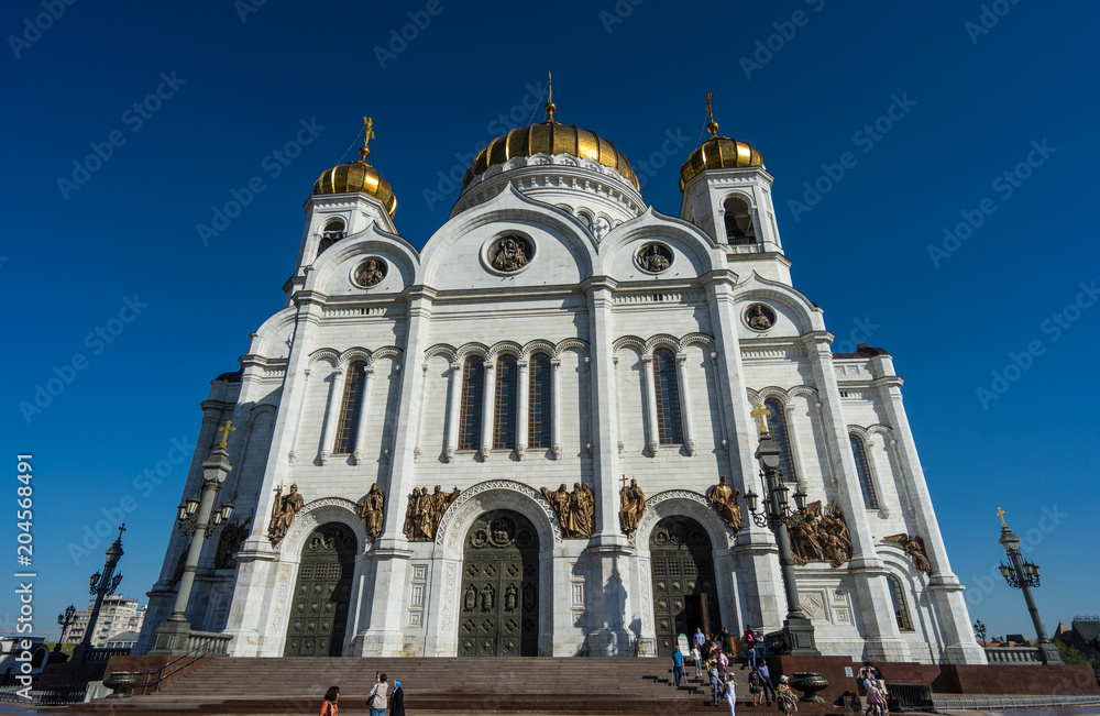 the St.Saviors cathedral in Moscow