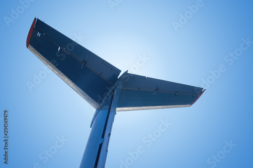 Картината върху платно Tail of an aircraft against the sky
