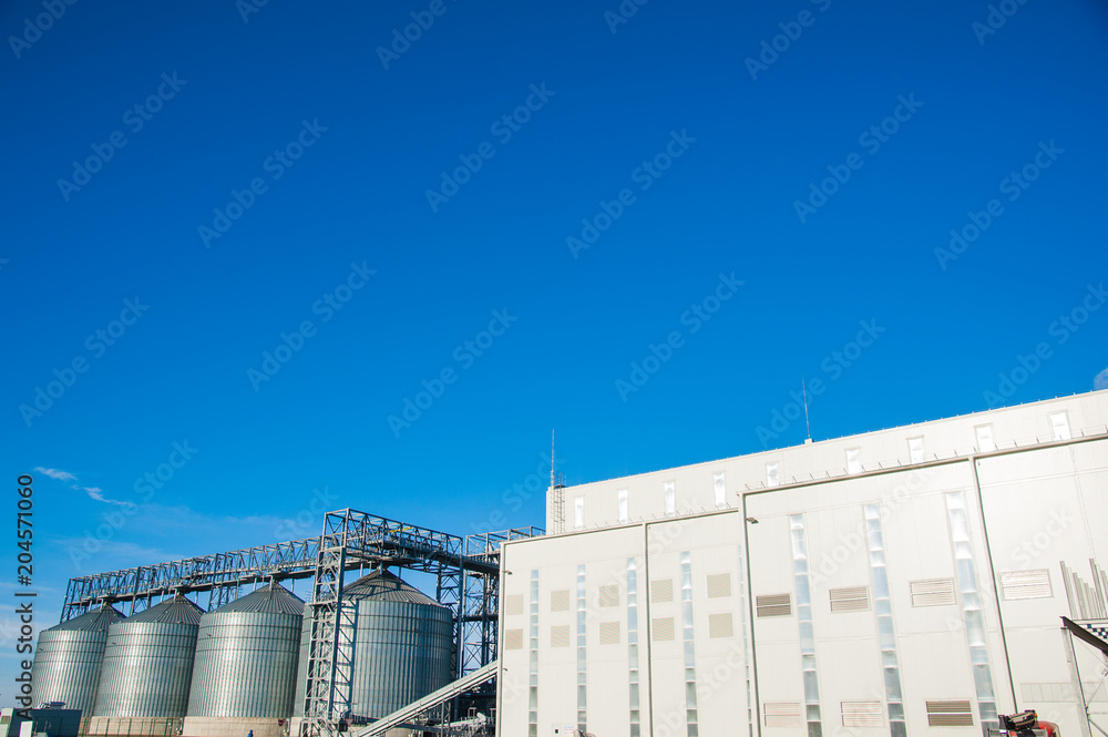 Obraz premium Grain processing facilit