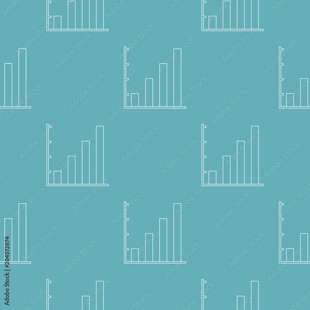 Finance chart pattern vector seamless repeating for any web design Finance chart pattern vector seamless repeating for any web design