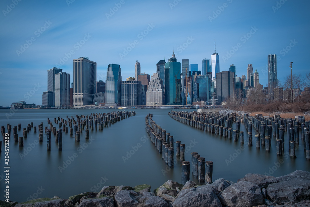 Obraz premium View of Lower Manhattan skyline