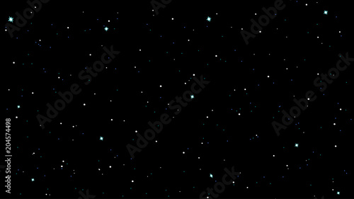 stars sky night vector illustration
