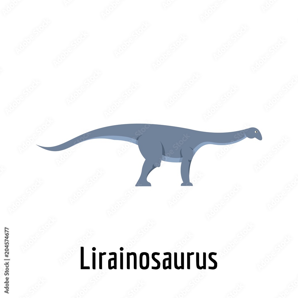 Obraz premium lirainosaurus icon. Flat illustration of lirainosaurus vector icon for web.