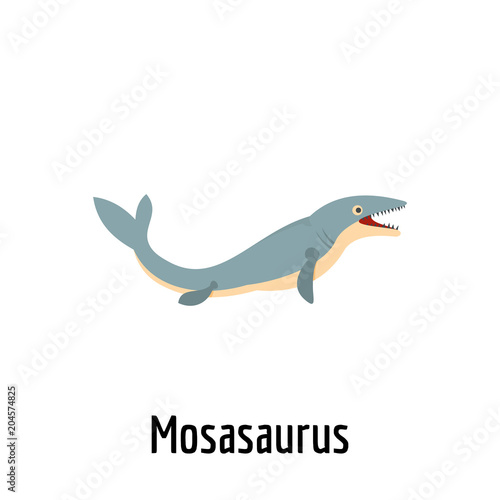 Fotografie, Obraz Mosasaurus icon