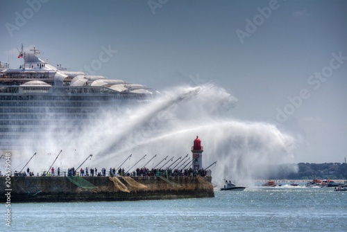 Départ de Paquebot à Saint-Nazaire