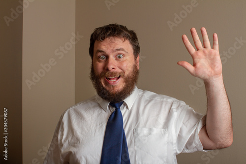 Photography smiling happy man