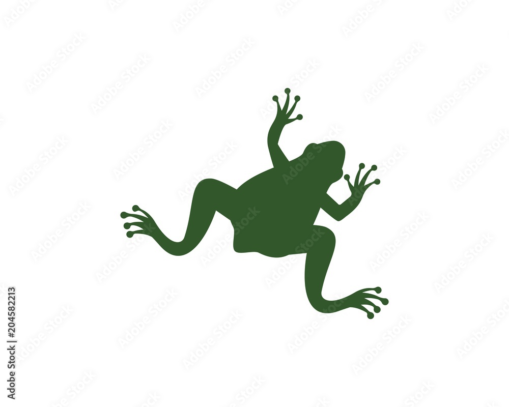 Obraz premium Frog Logo Template
