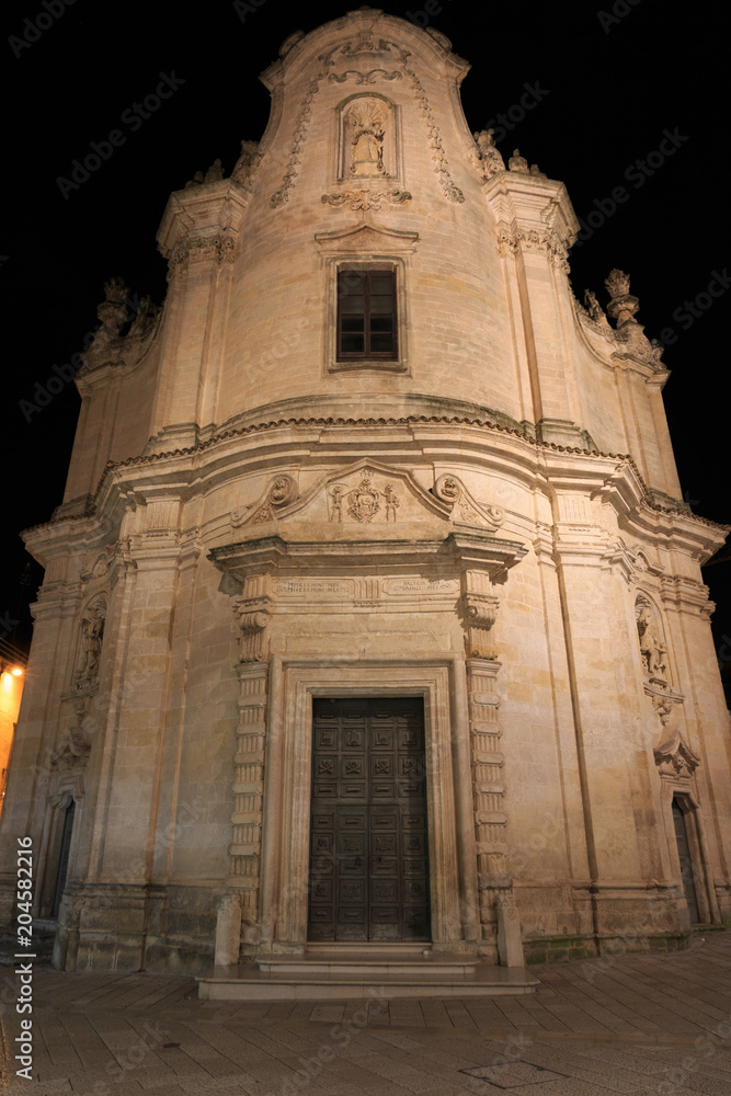 Italy, Southern Italy, Region of Basilicata, Province of Matera, Matera. City architecture.