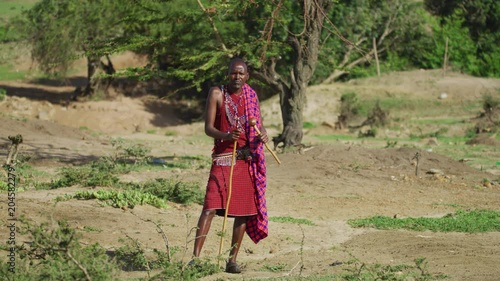 A Maasai man photo