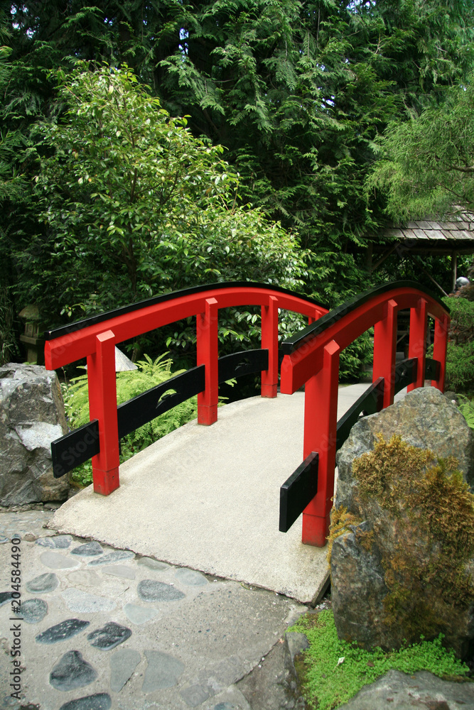 Japanese Bridge - Butchart Gardens, Victoria, BC, Canada