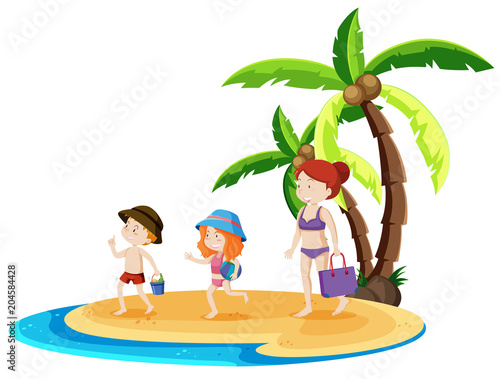 A Summer Family Trip at the Beach