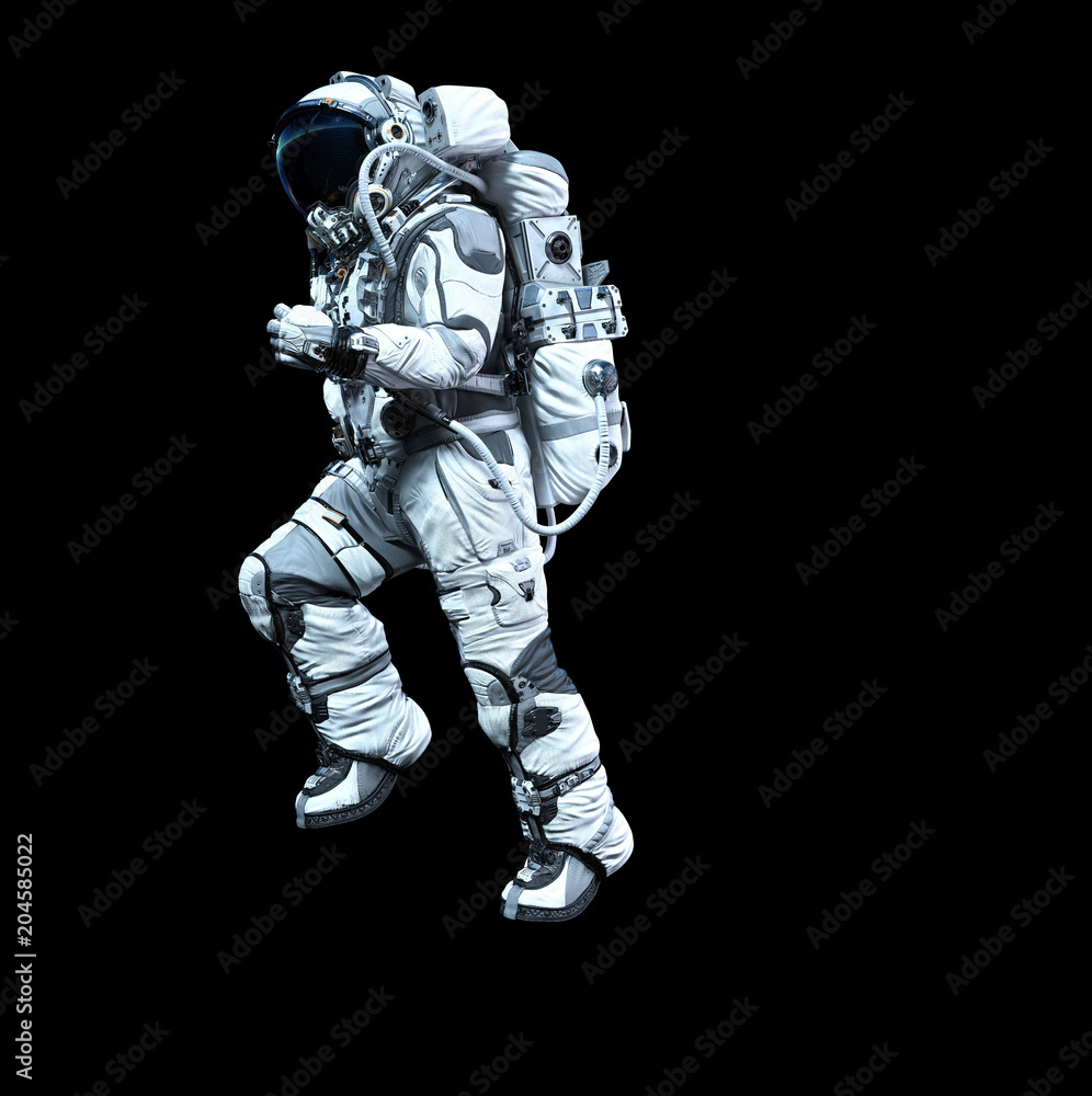Astronaut in darkness. Mixed media Astronaut in darkness. Mixed media