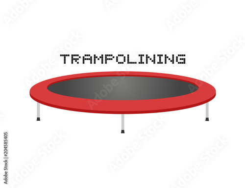 illustration of trampoline