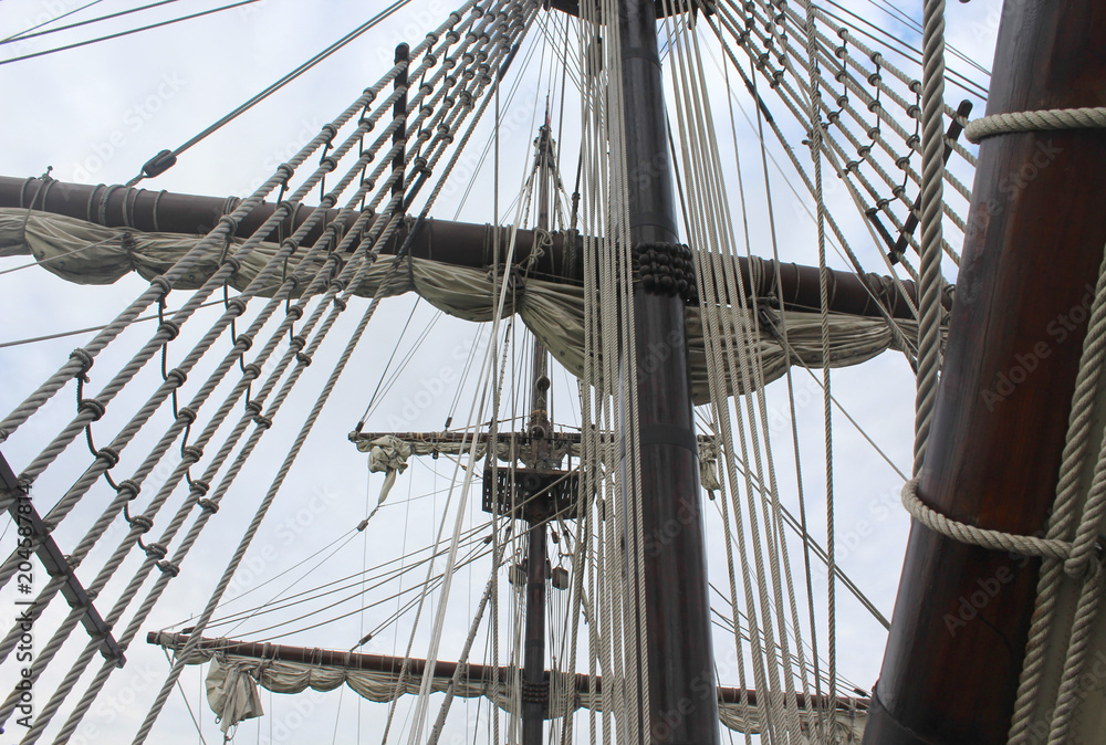 Obraz premium vintage pirate ship