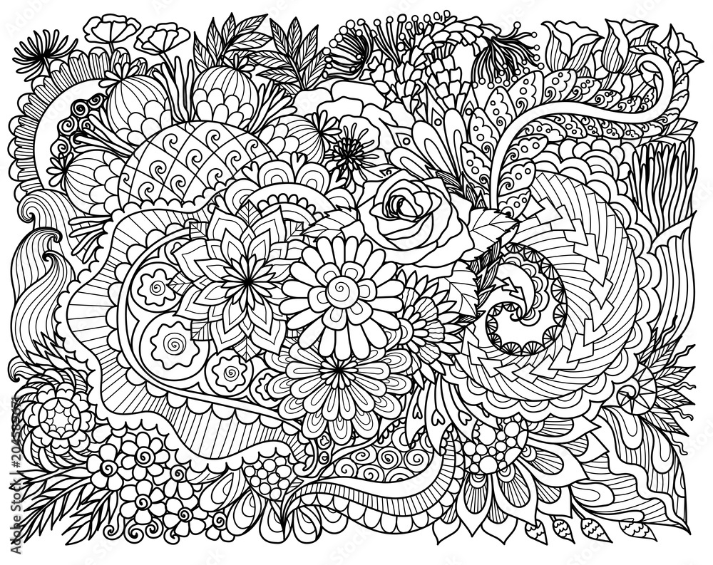 Complicated Design Coloring Pages