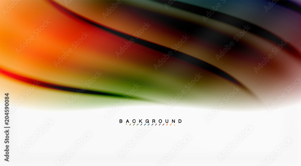 Swirl fluid flowing colors motion effect, holographic abstract background Swirl fluid flowing colors motion effect, holographic abstract background