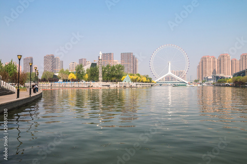 Cityscape of Tianjin, China