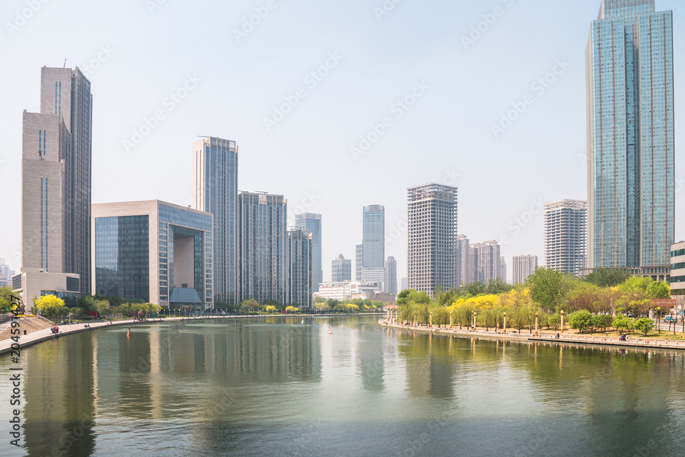 Cityscape of Tianjin, China