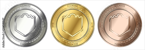  Bulwark (BWK) coin set.
