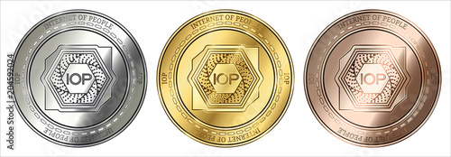  Internet of People (IOP) coin set.