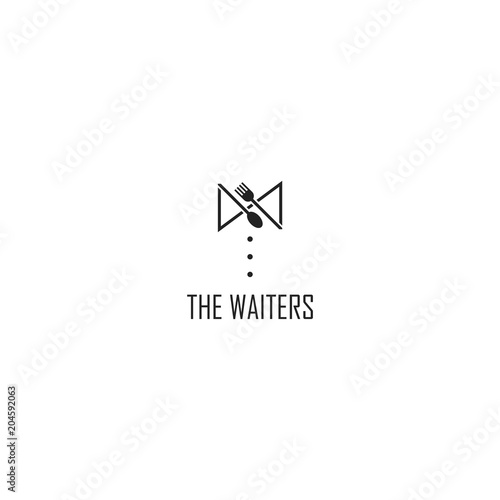 The Waiters Vector Template Design Illustration