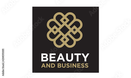 Elegant Luxury Pattern Motif Initials BB logo design inspiration