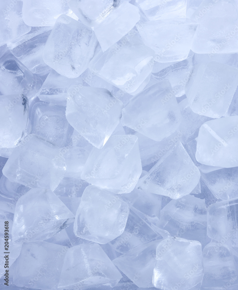 Ice cubes background or texture Ice cubes background or texture