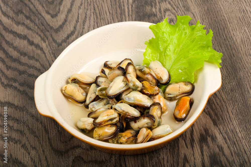 Pickled mussels Pickled mussels