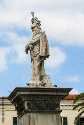 SASSARI, SARDEGNA, Statue in Piazza Italia, Sassari, Sardinia, Italy