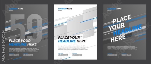 Set of Brochure Layout template, cover design background, annual reports. Can be adapt to Annual Report, Magazine, Poster, Corporate Presentation.