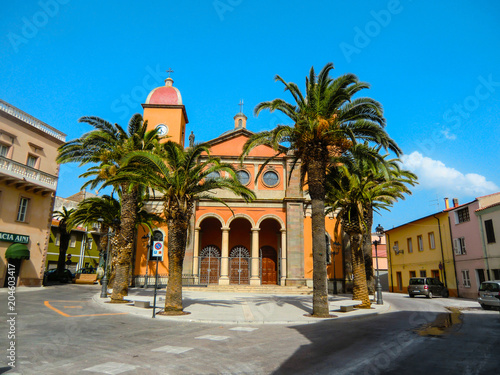 OSCHIRI, SARDEGNA, The parish church dedicated to the Blessed Virgin Mary Immaculate, Oschiri, Sassari, Sardinia, Italy